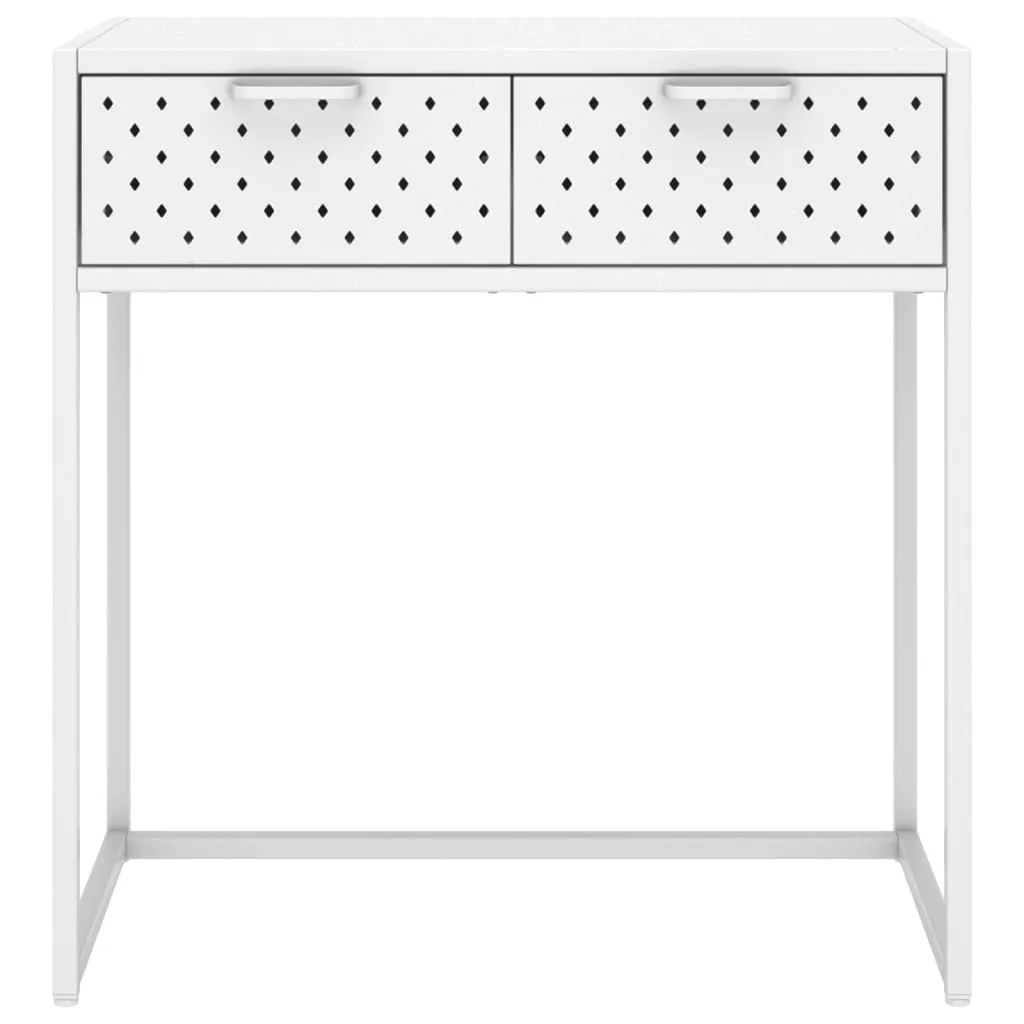 Console Table Entryway Table Hall Narrow Side Table with Drawer Steel