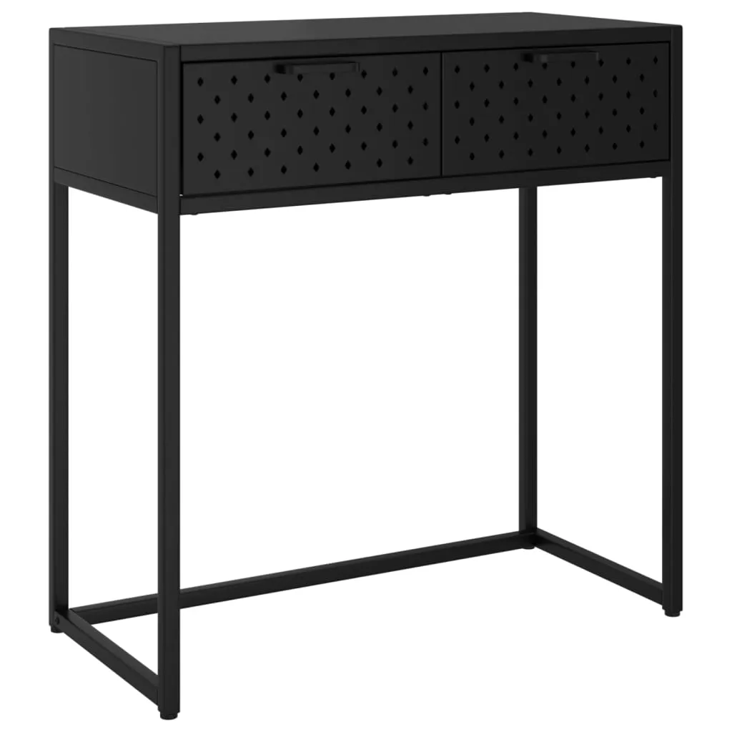 Console Table Entryway Table Hall Narrow Side Table with Drawer Steel