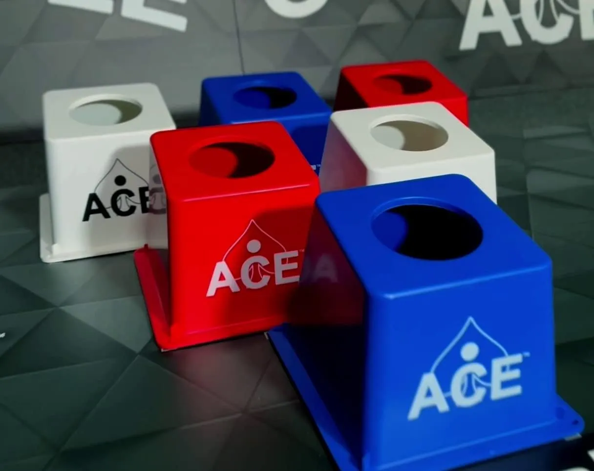 Cornhole Airmail Box Bag Pong - 12 Airmail Boxes - The Ultimate Cornhole Bag Pong Game Play Experience