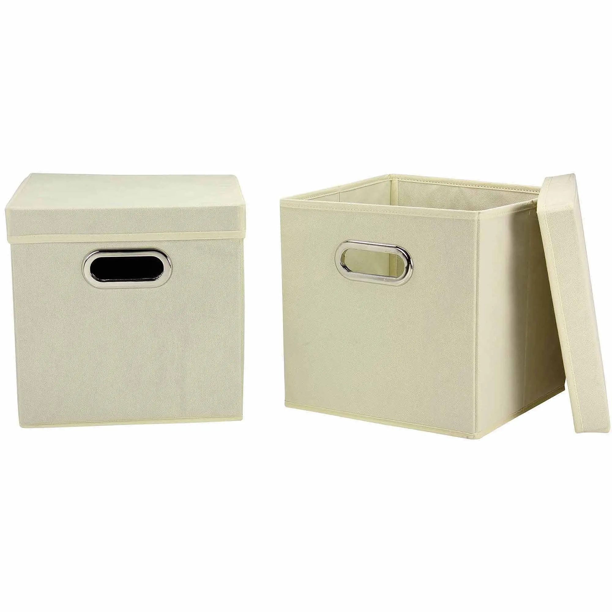 Cube Set with Lids, 2Pk, Natural
