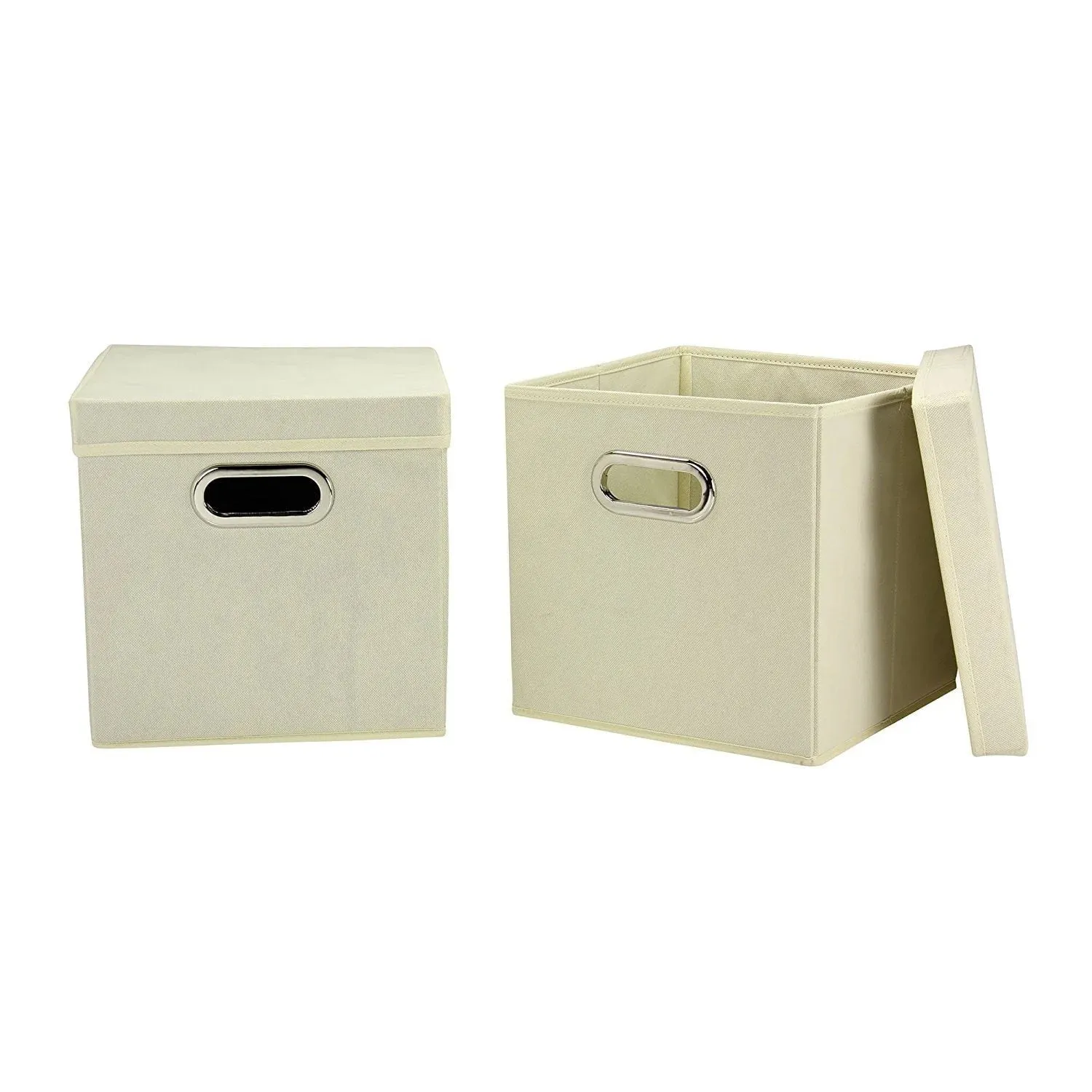 Cube Set with Lids, 2Pk, Natural