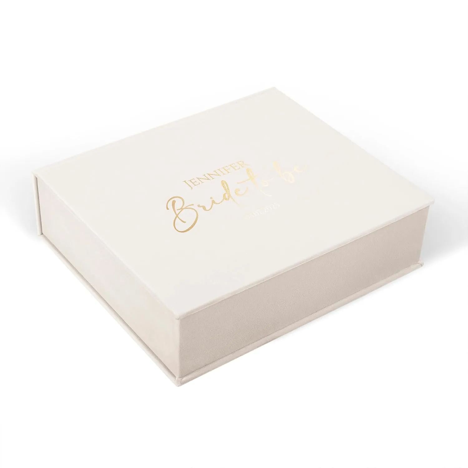 Custom Wedding Keepsake Box | Velvet Memory Box | Personalized Photos 4x6 5x7 8x10 Storage Box | Groom & Bride Gift Box | Baby Baptism Memories Box | Christening Keepsakes Box