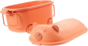 Cute Storage Box with Lid for Boys and Girls Sturdy Plastic Toy Storage Bin for Children