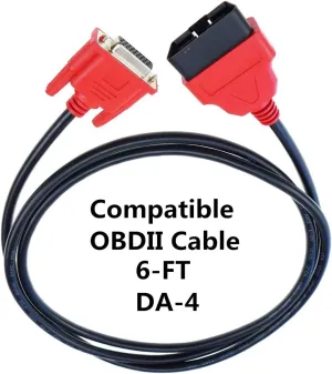 DA-4 OBDII Cable Adaptor Replace EAX0068L00C EAX0068L26A Fit for Snap-on Solus Ultra EESC318 Scanner Main Test, OBD2 Connector Cable Scan Tool