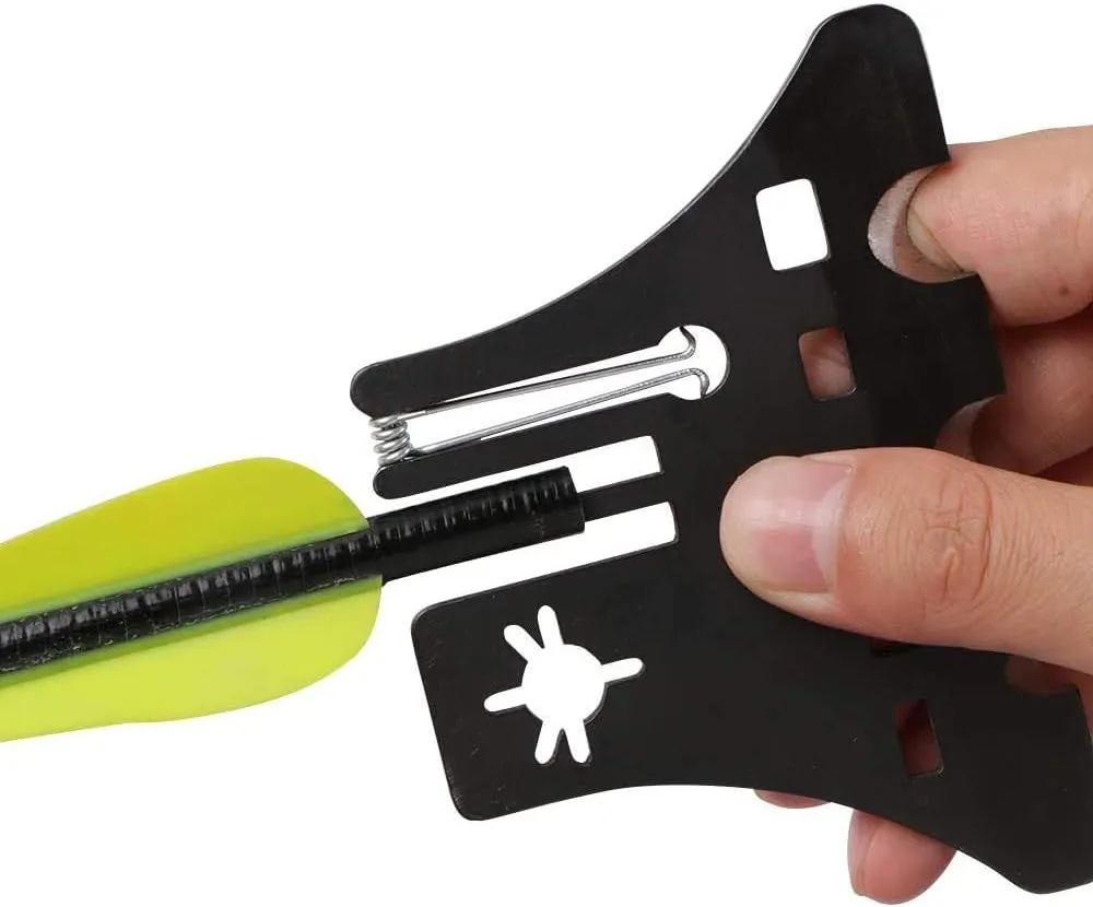 DEEPOWER Broadhead Wrench Nock Adjustment Multi Arrow Shaft Tool Arrow Vanes Fletchings Remover，Bow Hunting Target Archery Shooting Tool