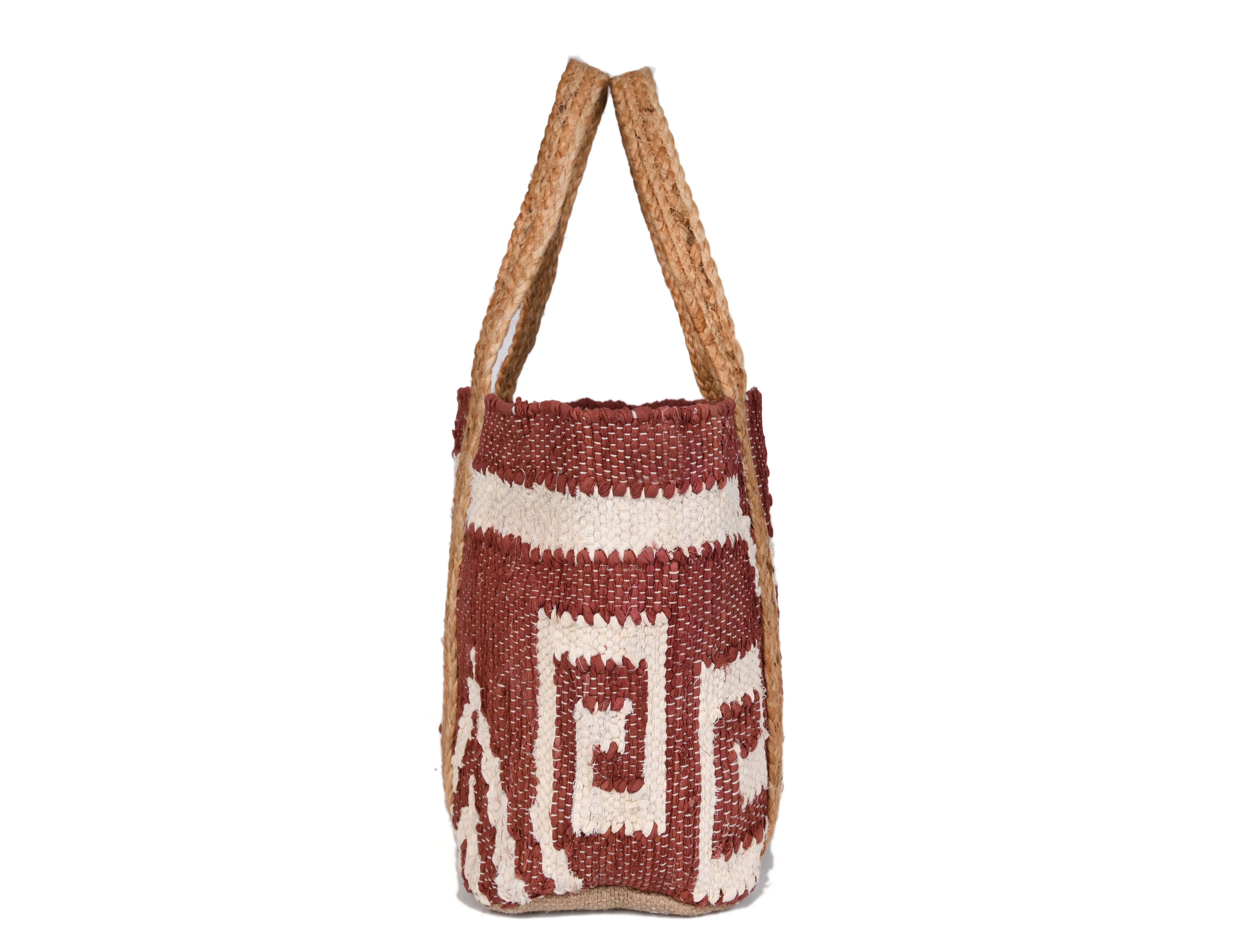 Desert Sunset Jute Tote Bag
