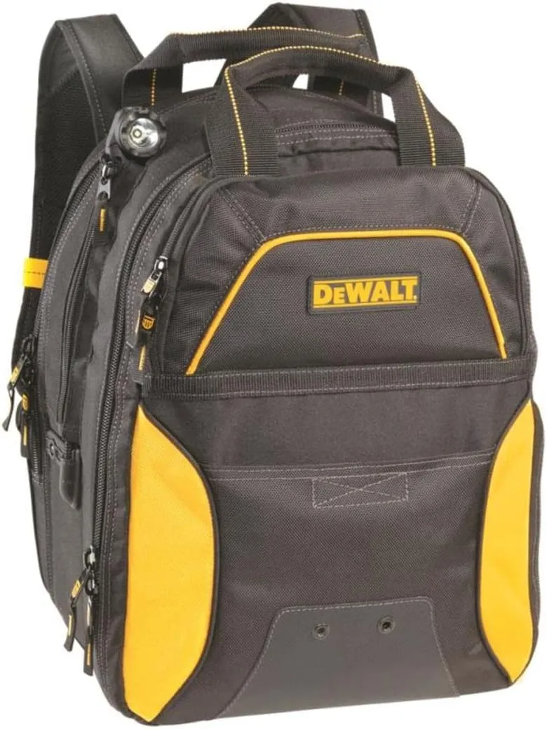 DEWALT DGCL33 33-Pocket Lighted USB Charging Tool Backpack