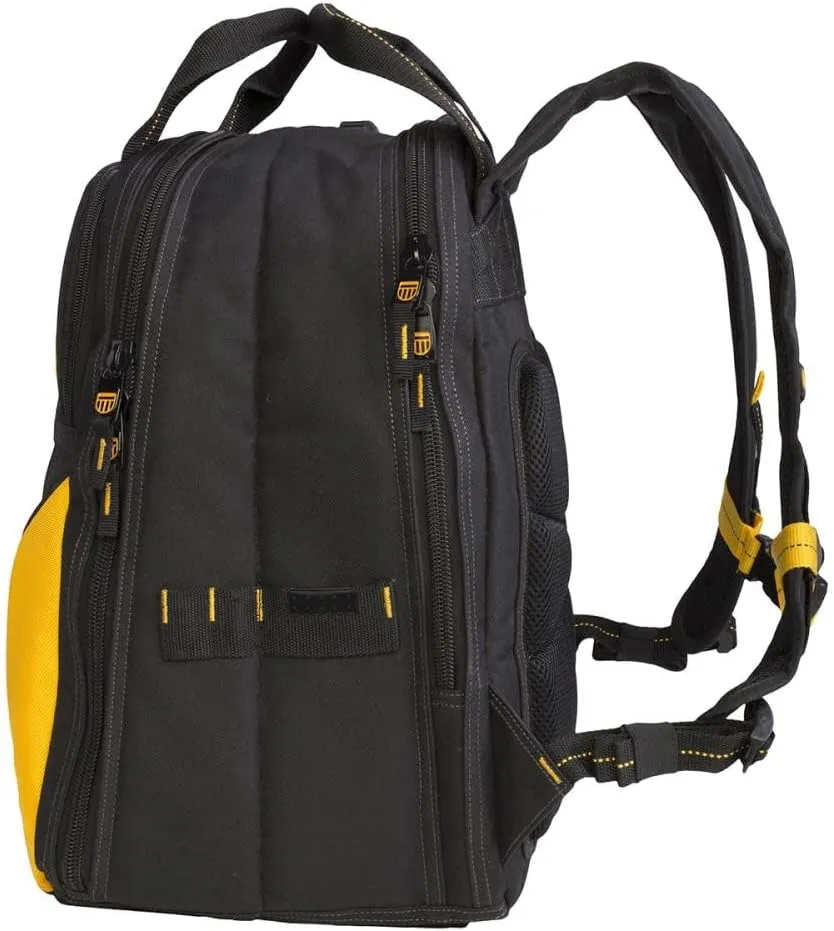 DEWALT DGCL33 33-Pocket Lighted USB Charging Tool Backpack