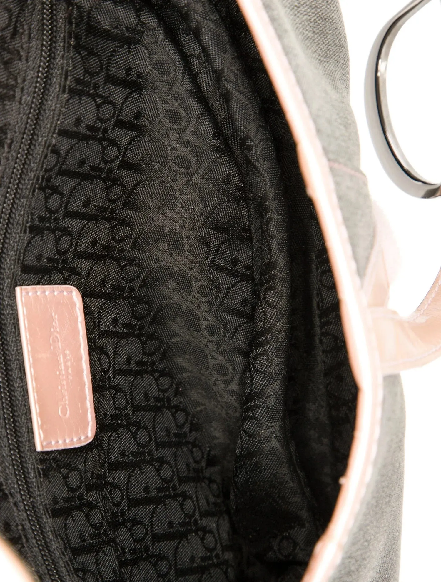 DIOR denim saddle bag