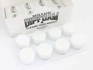 Dip Cap Foam Tattoo Rinse Cup 24pcs
