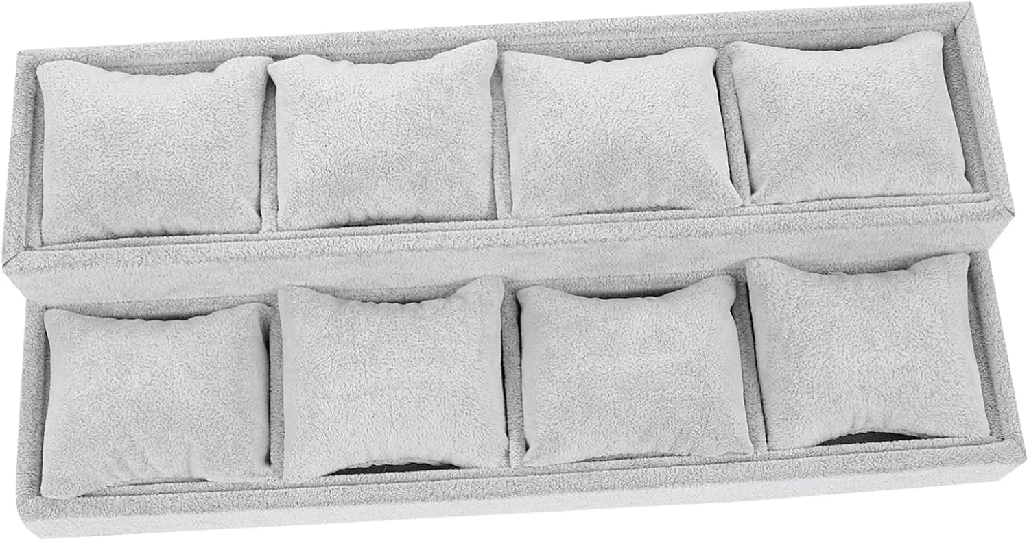 Display Plate Decorative Tray for Jewelry Storage Bracelet Pillow Display