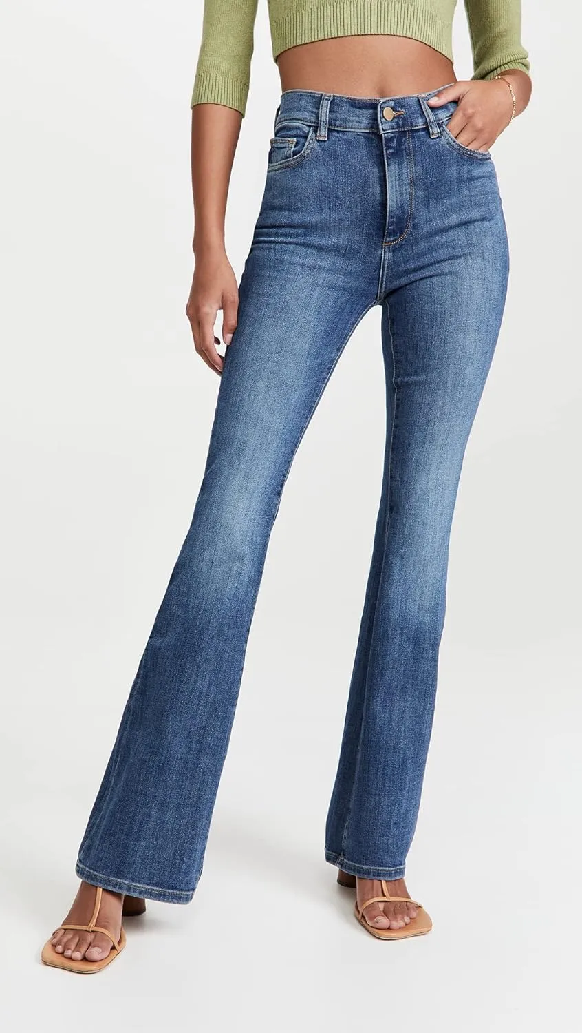 DL1961 Women's Bridget Boot High Rise Instasculpt Jeans