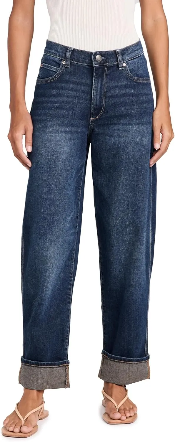 DL1961 Women's Thea Boyfriend: Relaxed Tapered Jeans