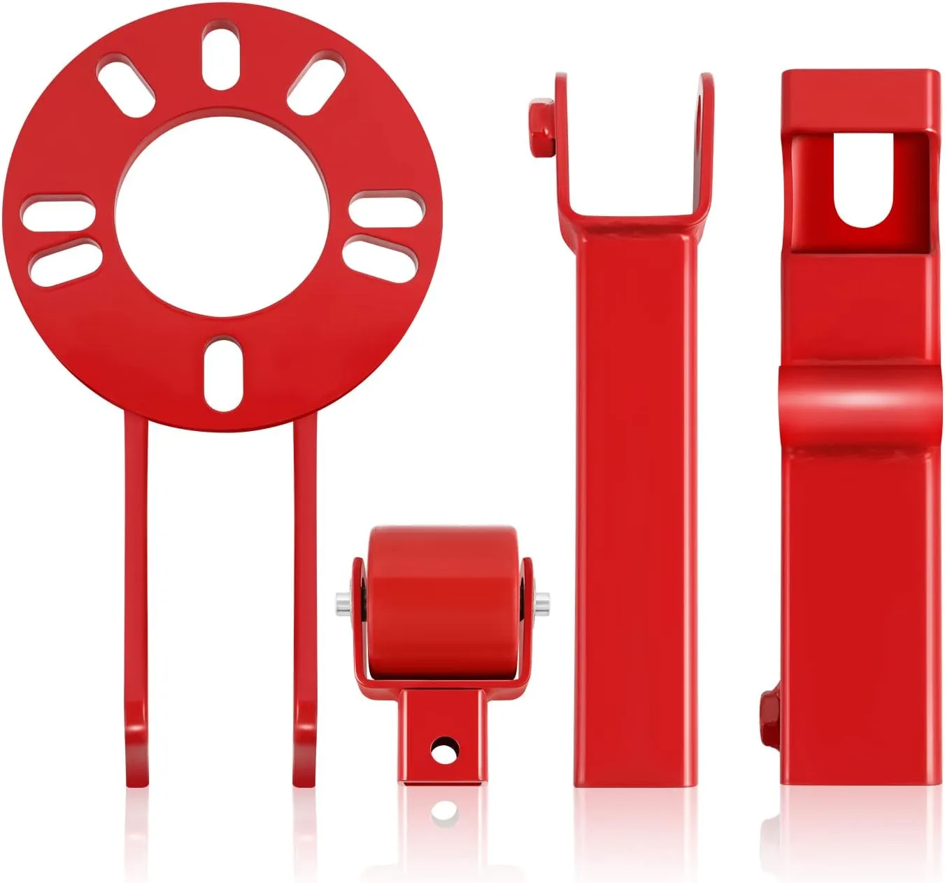 DNA MOTORING TOOLS-00250 Fender Roller Reforming Extending Tool Heavy Duty Wheel Arch Roller Flaring Former for Automobile Maintenance, Red