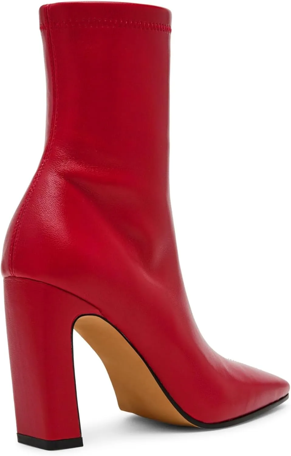 DOEYG Women's Block Chunky Heel Ankle Booties Square Toe Short Boots Dress Comfortable with Side Zipper