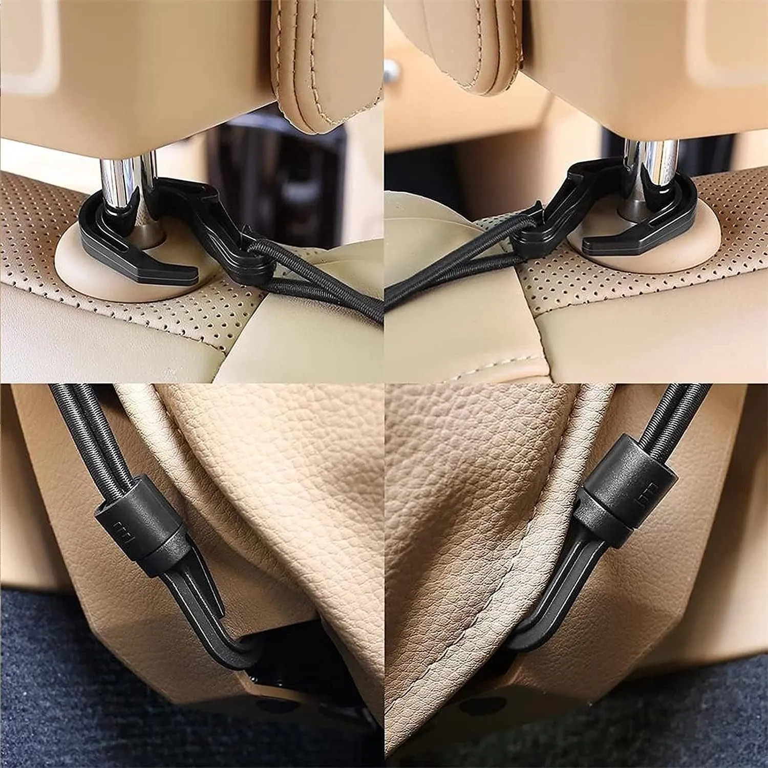Dog Pet Net Barrier for Tundra Sequoia 2018 2019 2020 2021 2022, 3-Layer Car Seat Back Net Organizer Car Divider & Storage Bag for Driving Safely with Children & Pets,S