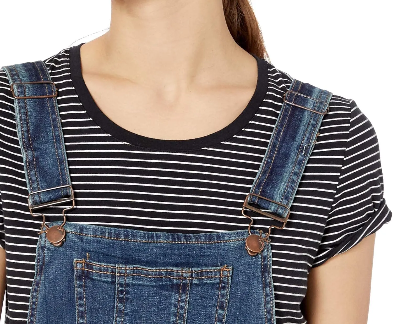dollhouse Women's Blue Suede Denim
