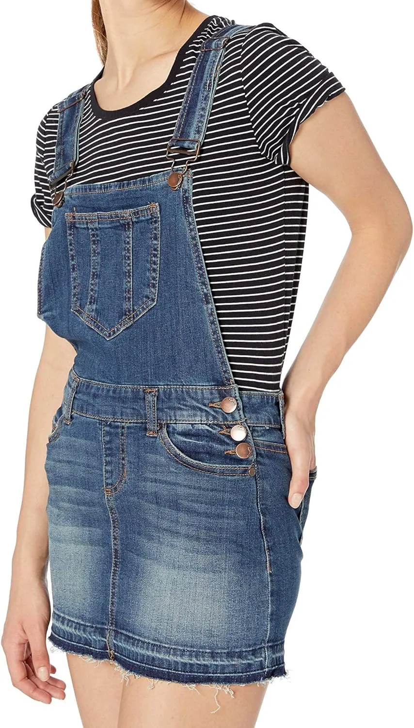 dollhouse Women's Blue Suede Denim
