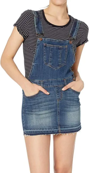 dollhouse Women's Blue Suede Denim