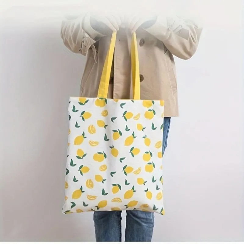 Double-Sided Reusable Tote Bag – Lightweight Eco Carryall