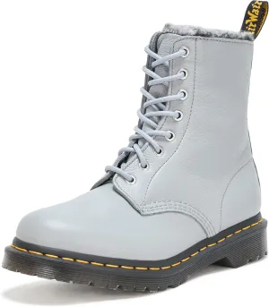 Dr. Martens Women's 1460 Faux Fur Lined Virginia Leather Boot Fashion