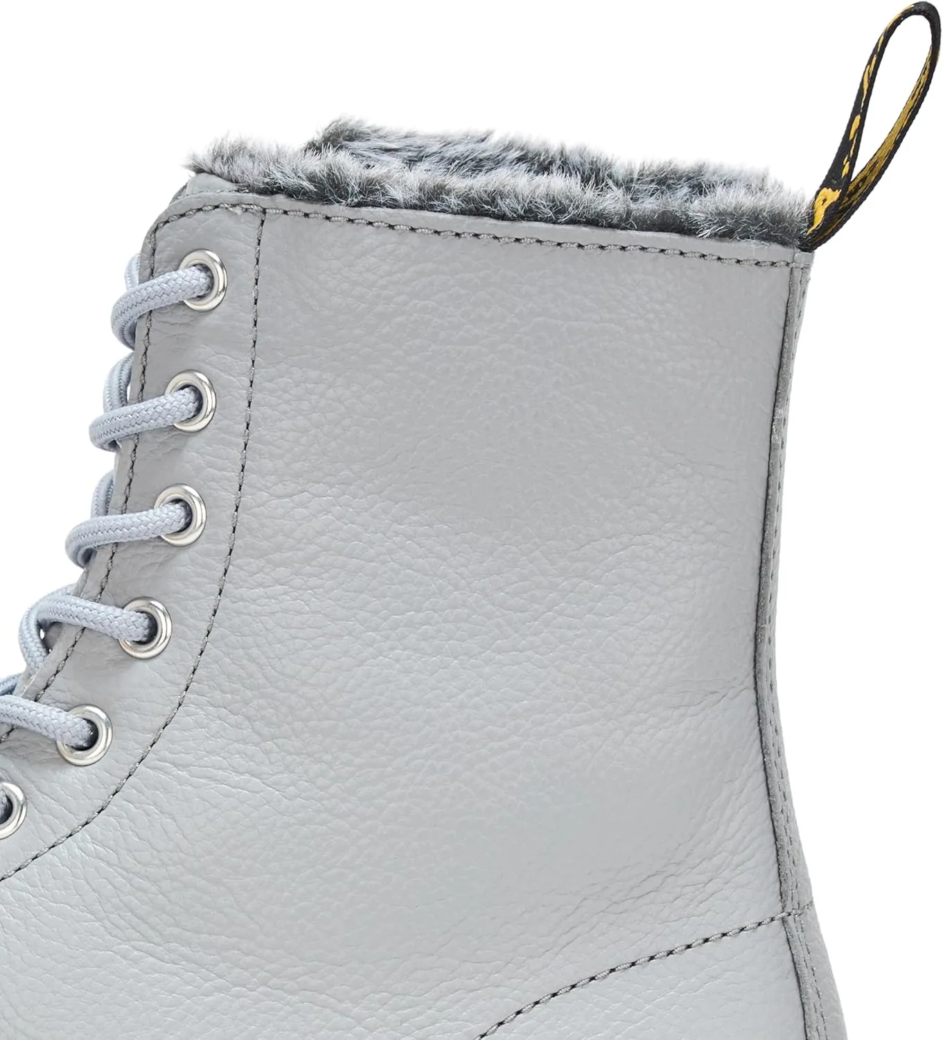 Dr. Martens Women's 1460 Faux Fur Lined Virginia Leather Boot Fashion