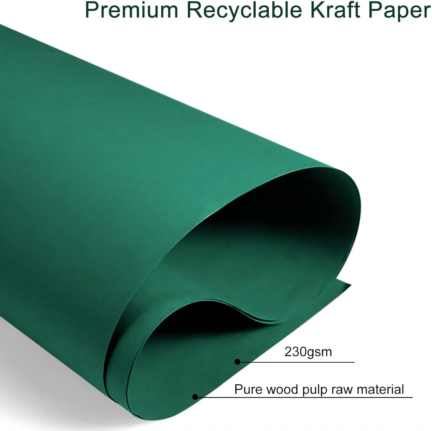 driew Green Gift Bags, 12 Pack Extra Large Deep Green Gift Bag Ribbon Handles Heavy Duty Paper Gift Bags 12.6x4.5x11 inches Party Gift Bags for Shopping, Pakcing,Retail,Dark Green