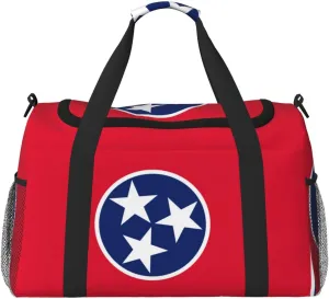 Duffle Bag Flag Of Tennessee Travel Duffel Bag Weekender Bag For Men Womentravel Sports Gym