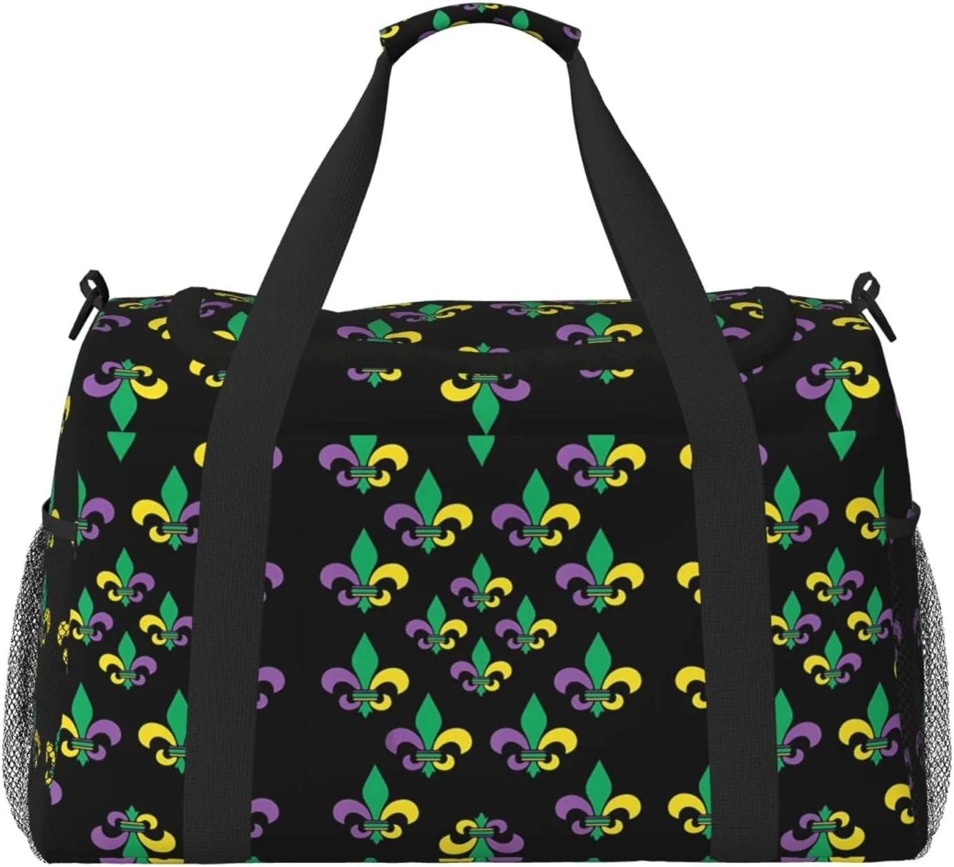 Duffle Bag For Travel Mardi Carnival Travel Bag Carry On Bag For Womens Mens Gym Weekender Overnight Trips