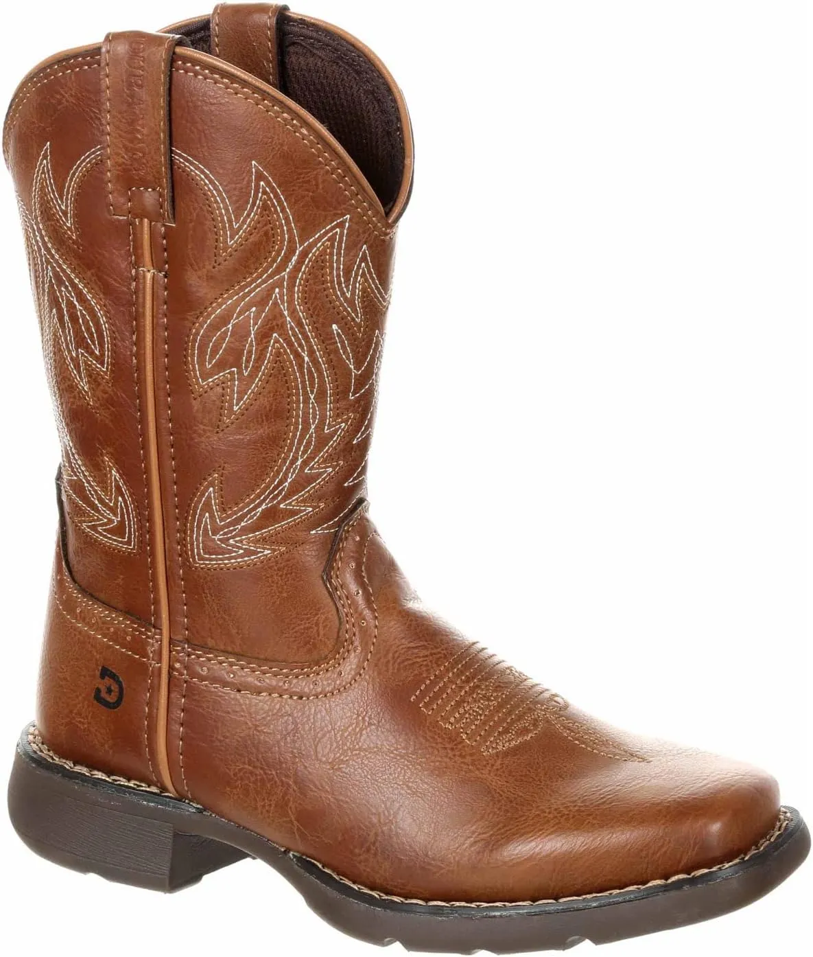 Durango Boots Unisex Childrens Lil Rodeo Brown Western Boot Brown 1 M