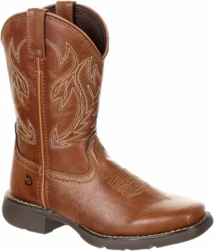 Durango Boots Unisex Childrens Lil Rodeo Brown Western Boot Brown 1 M