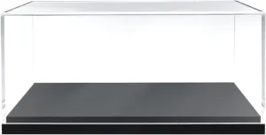 DYNWAVE Acrylic Display Case Toy Cars Showcase with Base Clear Figures Display Stand Collection Stand for Action Figures Toys