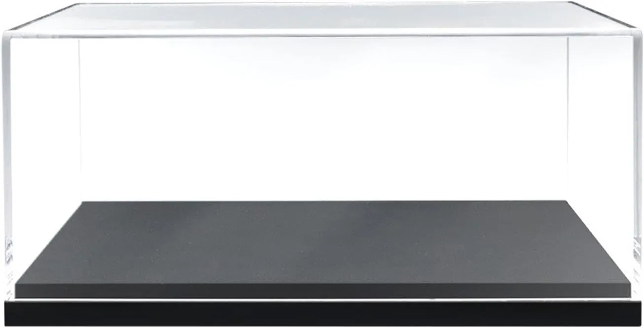 DYNWAVE Acrylic Display Case Toy Cars Showcase with Base Clear Figures Display Stand Collection Stand for Action Figures Toys