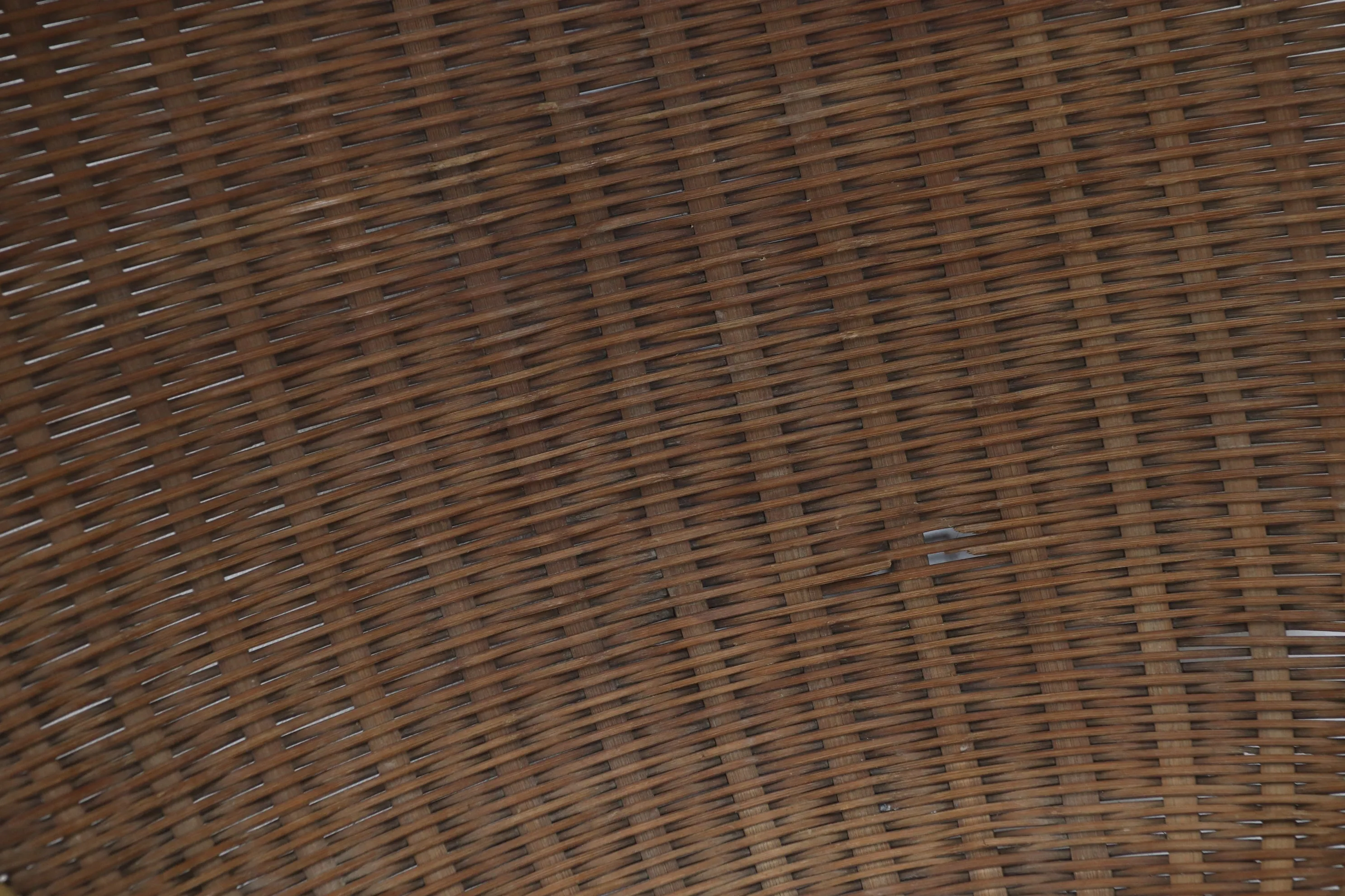 Early 20th Century Chinese Bamboo Basket