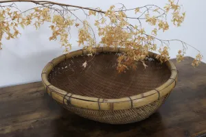 Early 20th Century Chinese Bamboo Basket