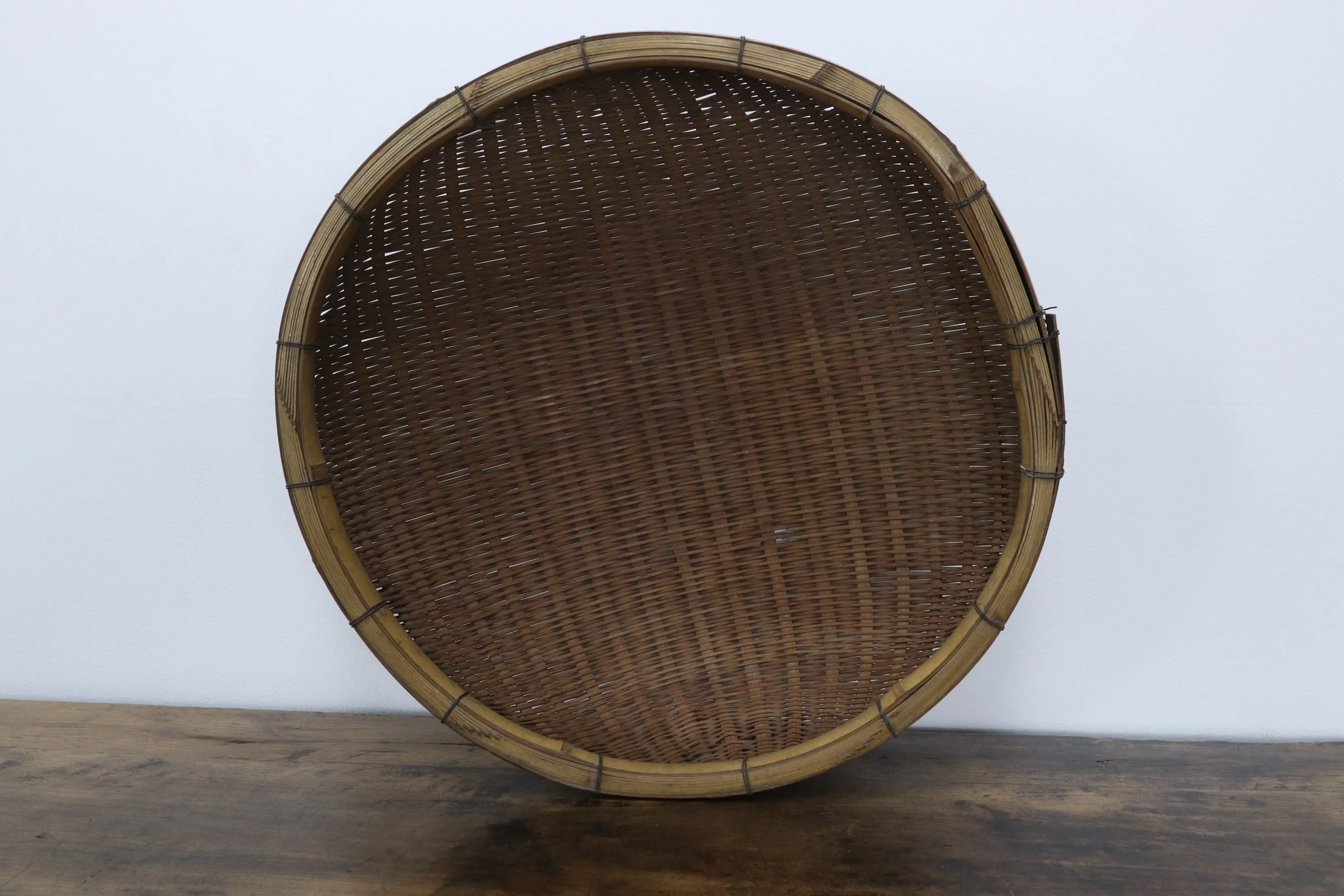Early 20th Century Chinese Bamboo Basket