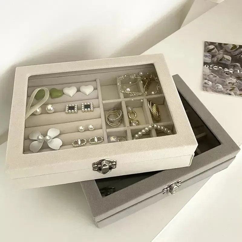 Earrings Necklace Jewelry  box