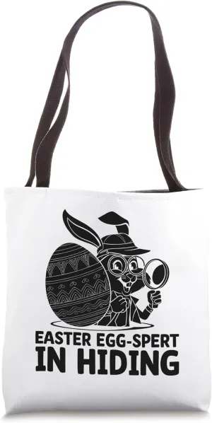 Easter Egg Spert In Hiding Easter Day Egg Chocolate Hunting Tote Bag