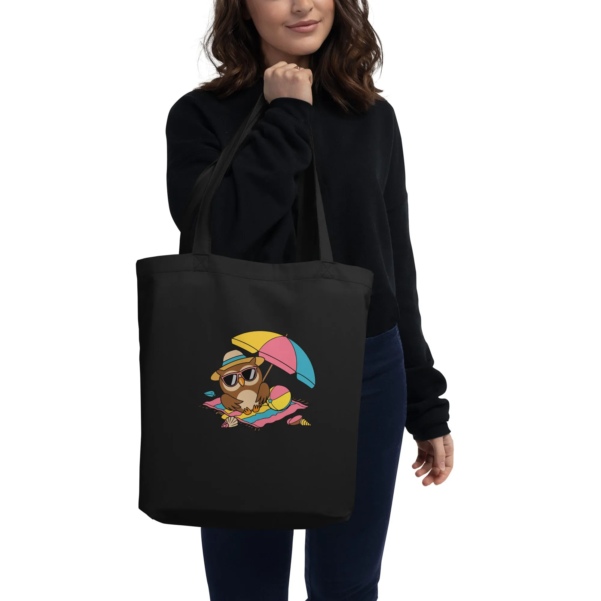 Eco Tote Bag: Owl Themed Stylish, Sustainable, and Perfect for Every Day