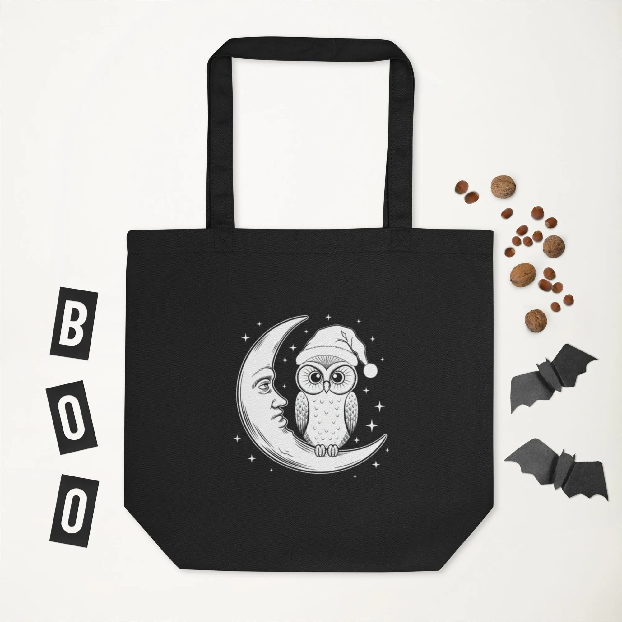 Eco Tote Bag: Owl Themed Sustainable, Versatile, and Stylish for Every Day