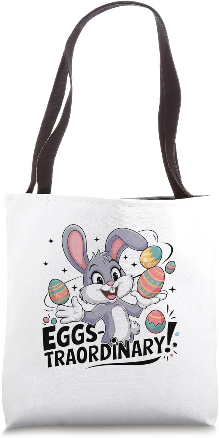 Eggs Traordinary Easter Day Egg Chocolate Hunting Tote Bag