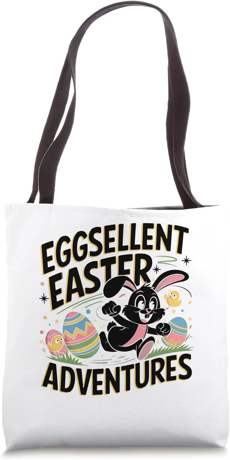 Eggsellent Easter Adventures Easter Day Egg Chocolate Hunt Tote Bag