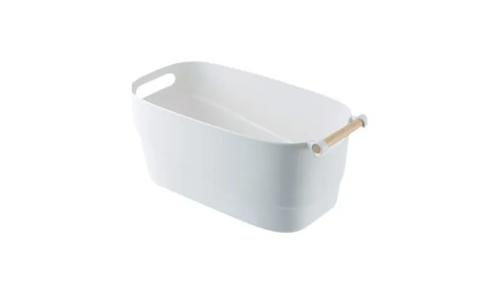 Elegance Storage Basket - White - Fine Living