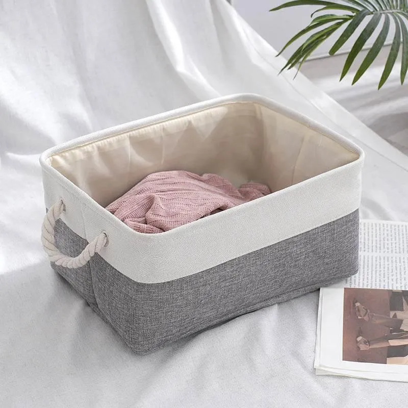 Emile Decorative Storage Baskets - Home Organizer Bins