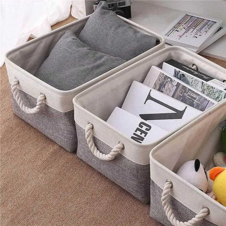 Emile Decorative Storage Baskets - Home Organizer Bins