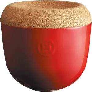 Emile Henry 1.1 Qt. Garlic Pot | Burgundy