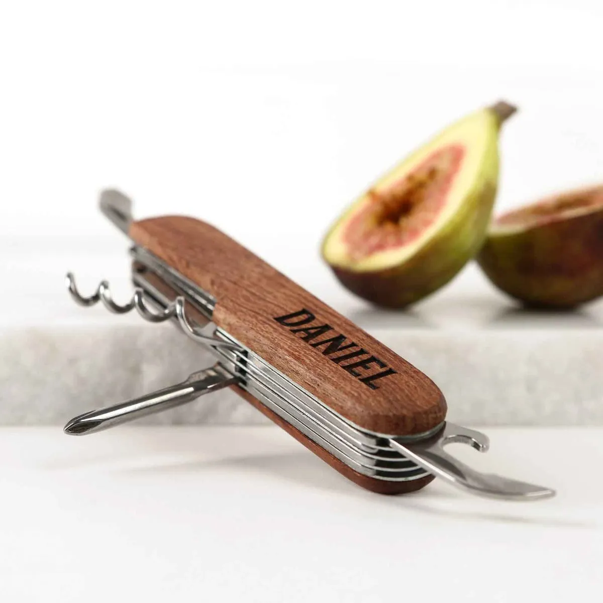 Engraved Wooden Multi Tool