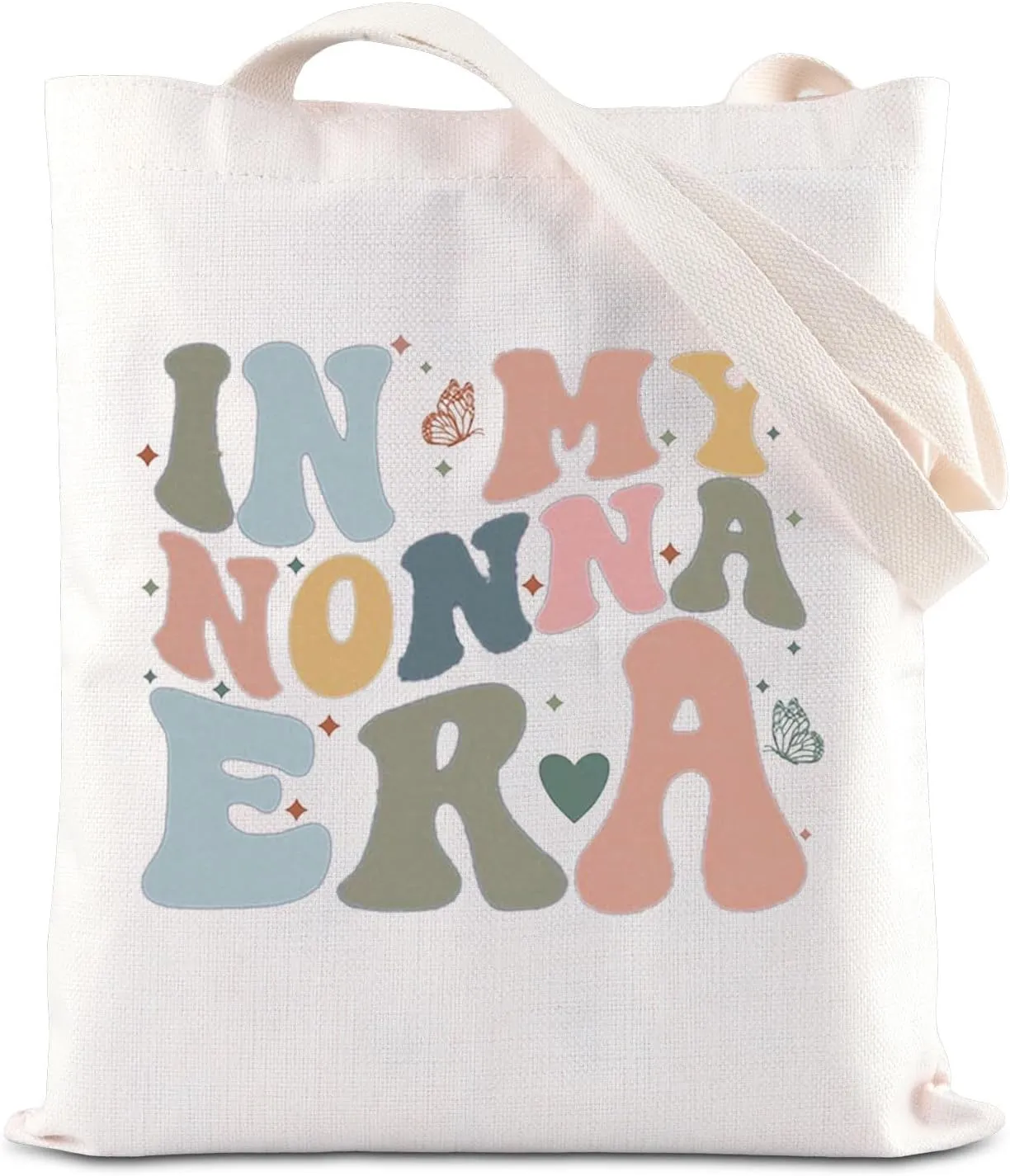 ENSIANTH Nonna Grandma Tote Bag - Mothers Day Gift - Best Nonna Ever Grandmama Shoulder Bag