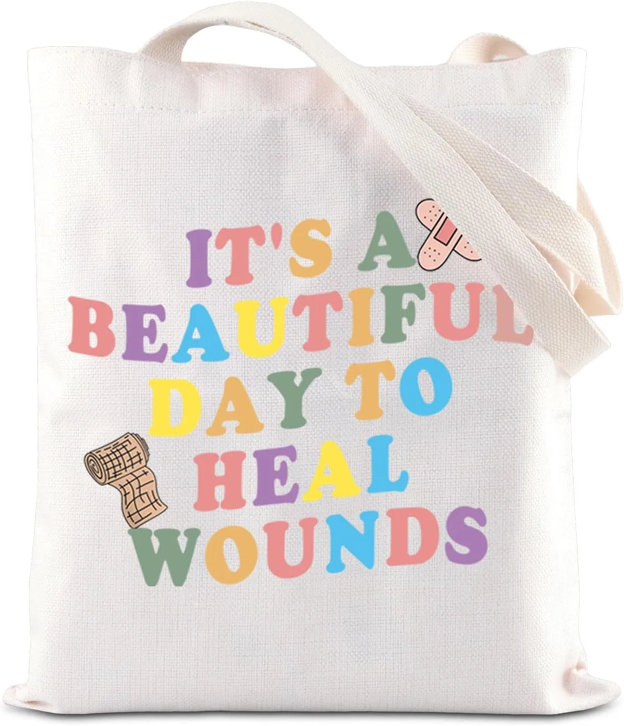 ENSIANTH Wound Care Certified Nurse Shoulder Bag Wound Care Therapist Gift WCC Nurse Gift Wound Nursing Department Tote Bag