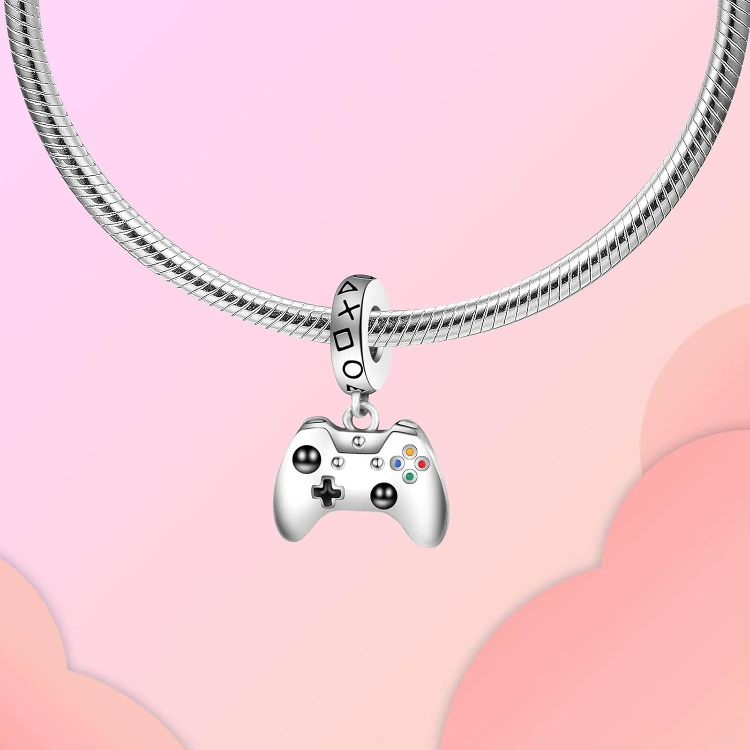 Family Love Mother Daughter Grandma Charm 925 Sterling Silver fits Bracelets Necklace Pendant Bead Charms Jewelry Gift for Women Family Friends